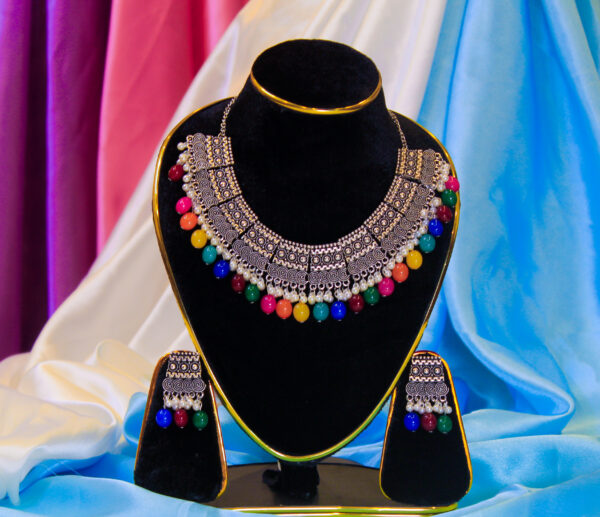 Colourful Bohemian Necklace Set