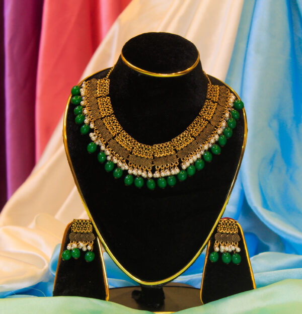 Colourful Bohemian Necklace Set - Image 2